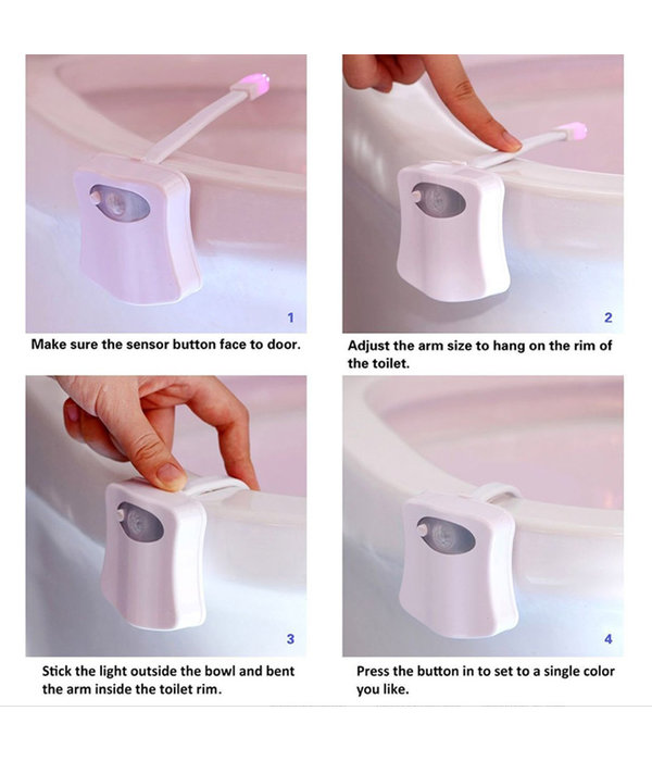 GRUNDIG LED TOILET BOWL LIGHT COLOR CHANGING Glow Specialist Glow