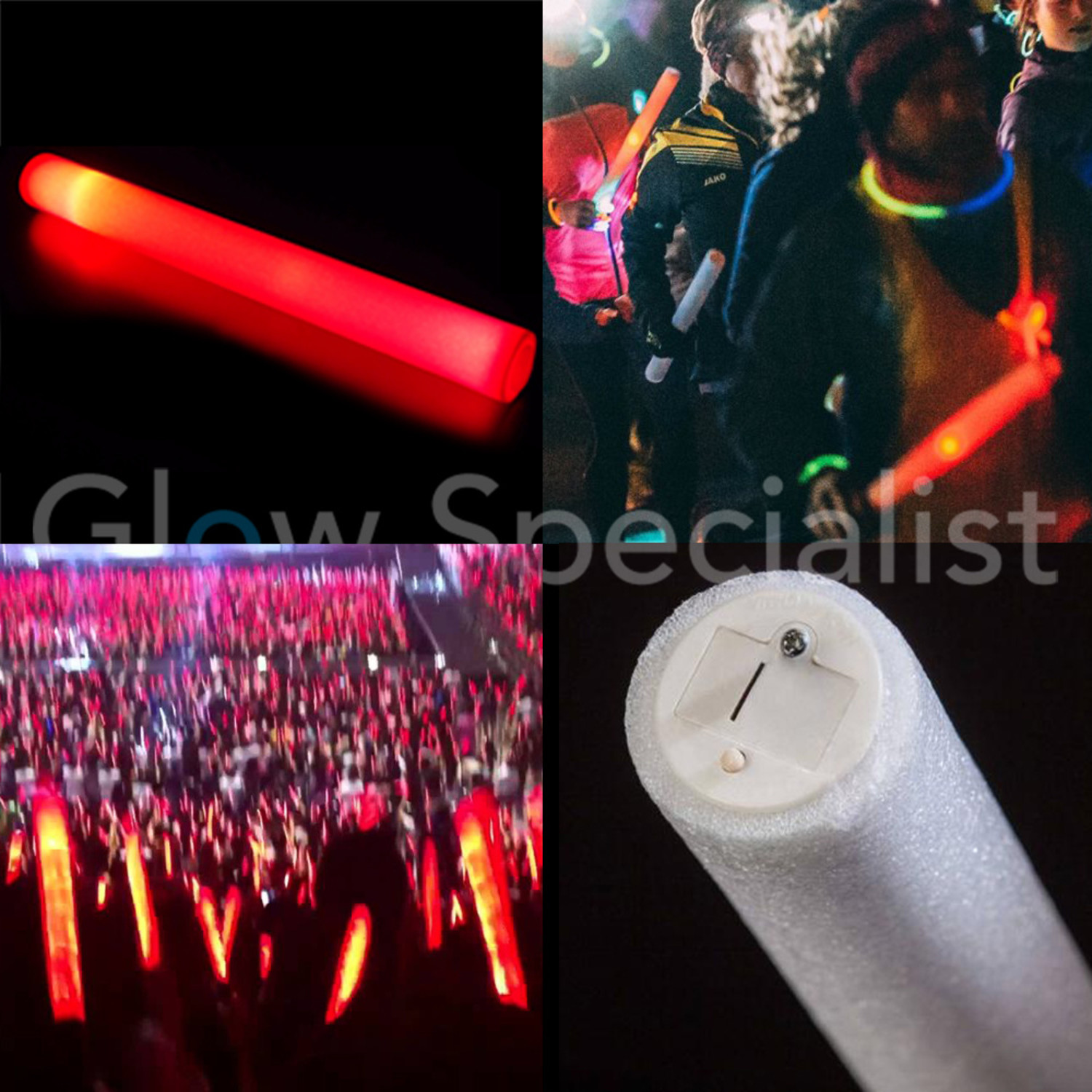 Red Glow Sticks Licht Nacht Visserijvlotter 2.5/4.5mm Dark Glow Stick
