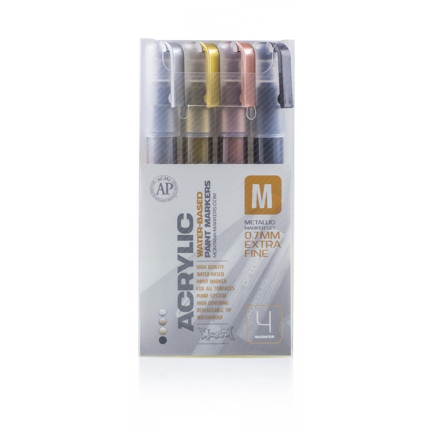 Montana Acrylic Paint Markers, Extra Fine (0.7 mm) – St. Louis Art Supply