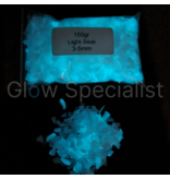 - Glow Specialist GLOW IN THE DARK - GLASS STONES - LIGHT BLUE- 3-5 MM