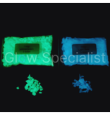 - Glow Specialist GLOW IN THE DARK - GLASS STONES - YELLOW/GREEN - 3-5 MM