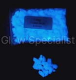 - Glow Specialist GLOW IN THE DARK - GLASS STONES - OCEAN BLUE- 5-8 MM