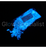 - Glow Specialist GLOW IN THE DARK - GLASS STONES - OCEAN BLUE- 5-8 MM