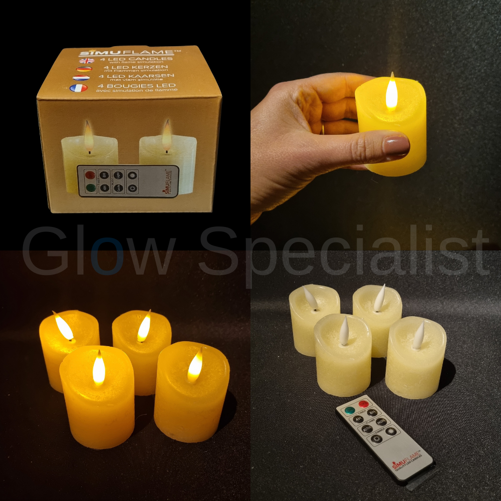 Remote control led candles outlet