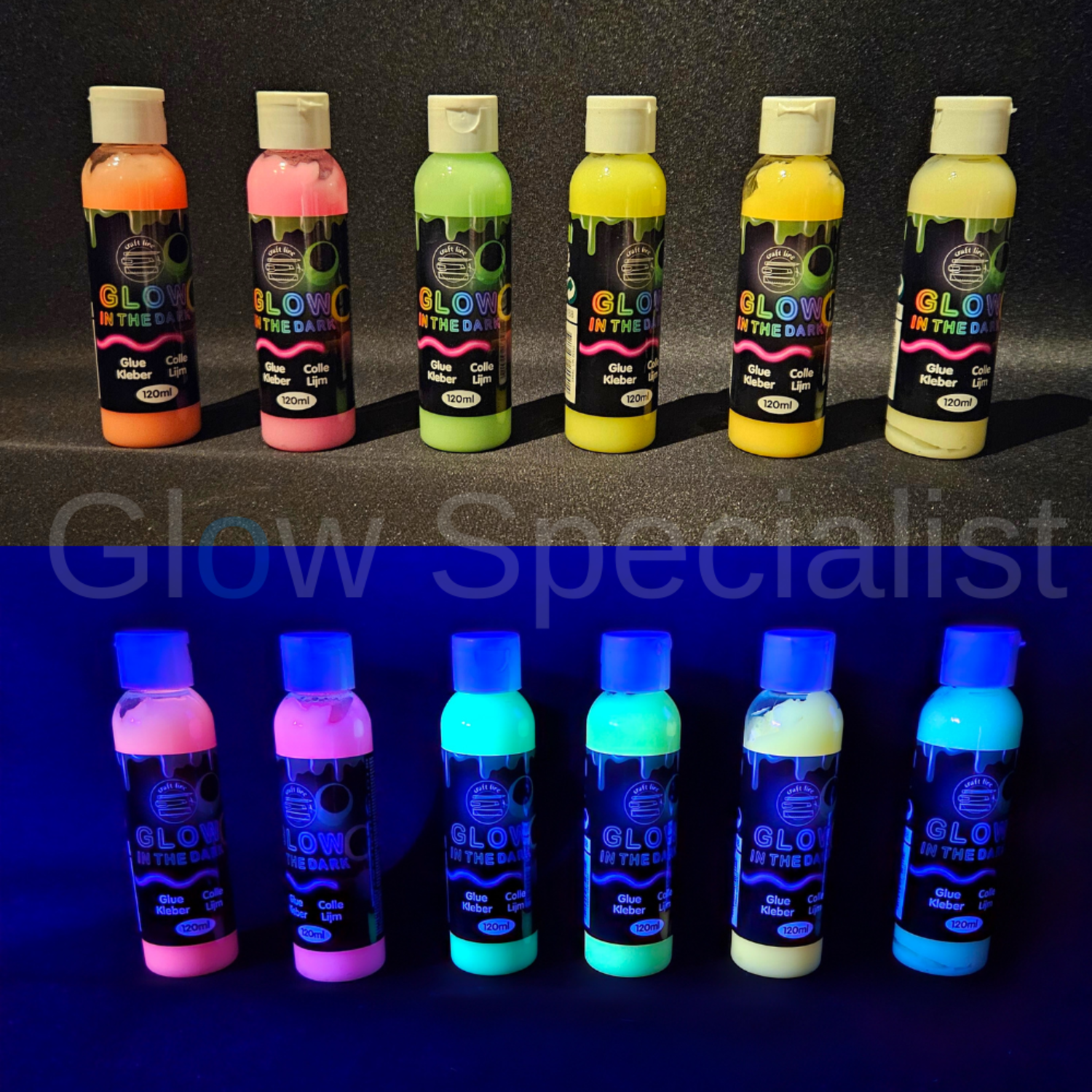 UV GLOW IN THE DARK MAKE-UP SET- koop bij Glow Specialist - Glow Specialist