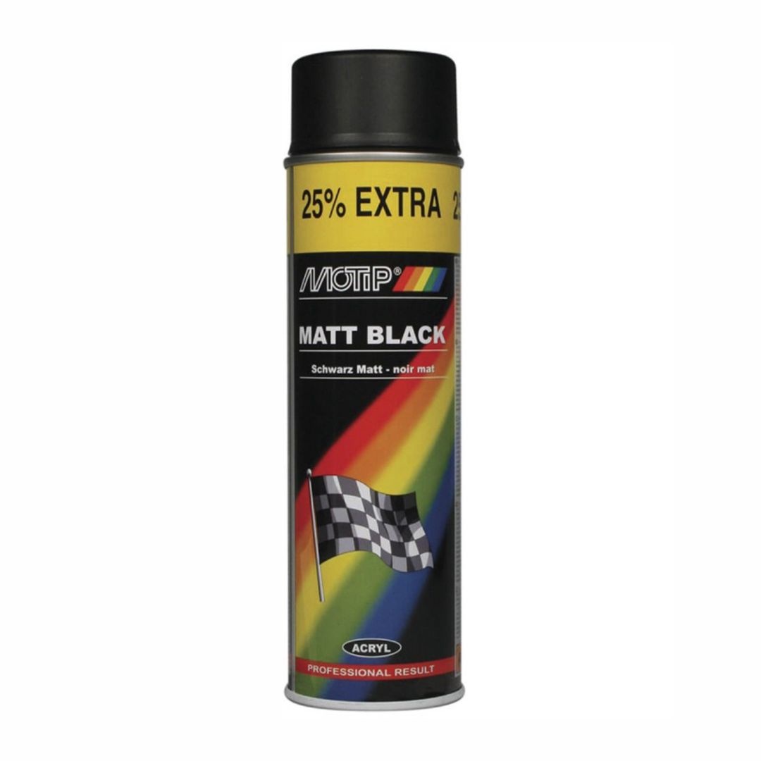MOTIP UNIVERSAL BLACK - 500 ML - MATT - Glow Specialist