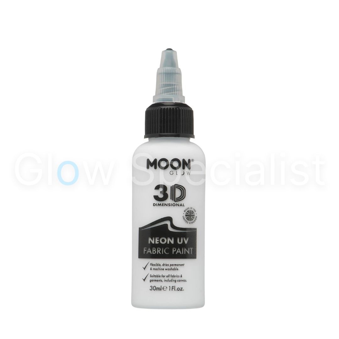 Moon Glow In The Dark Fabric Paint 30ml Single Costume Make Up Moon Glow In The Dark Fabric Paint 30ml Single Costume Make Up