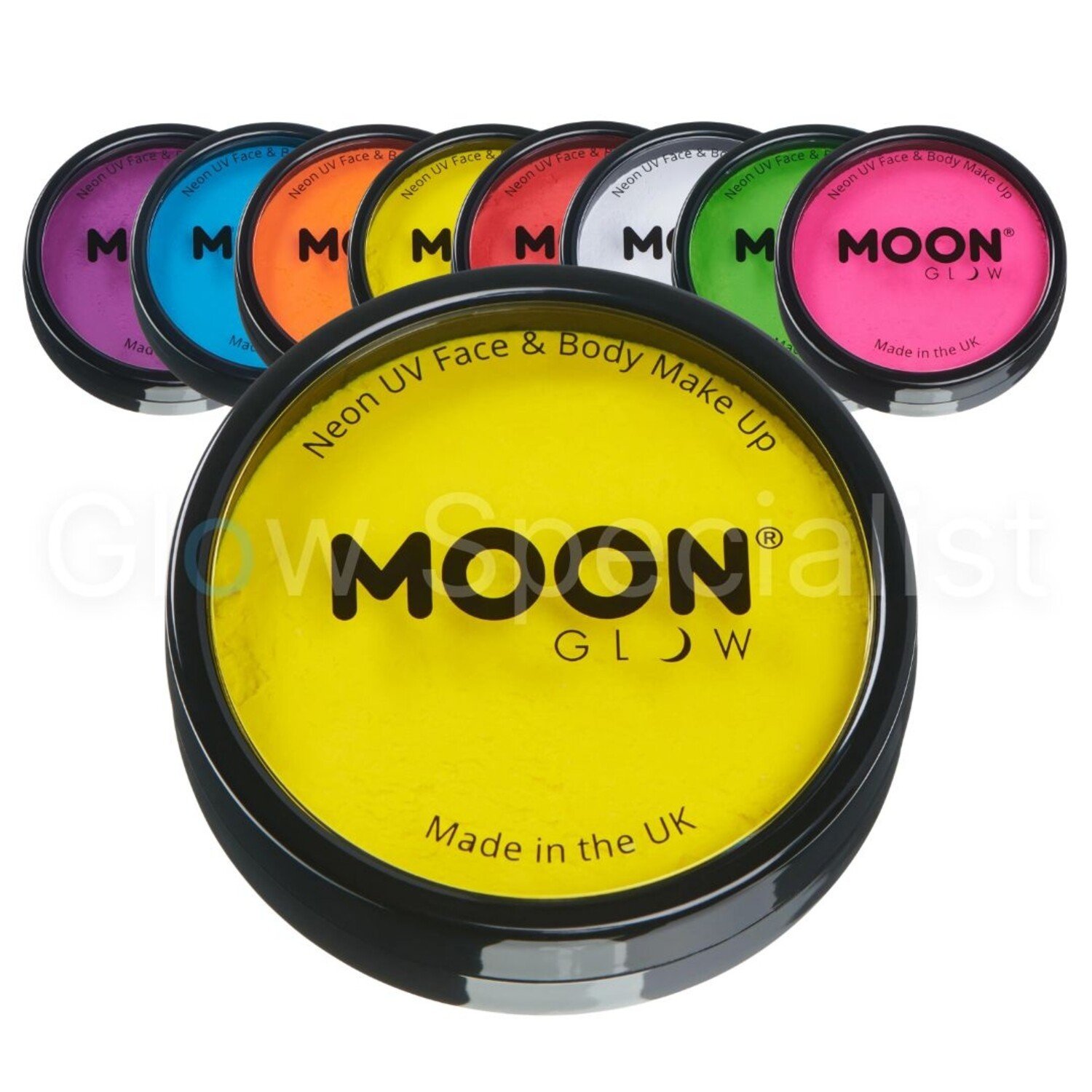 Moon Glow - 12ml Neon UV Face & Body Paint - Intense Yellow