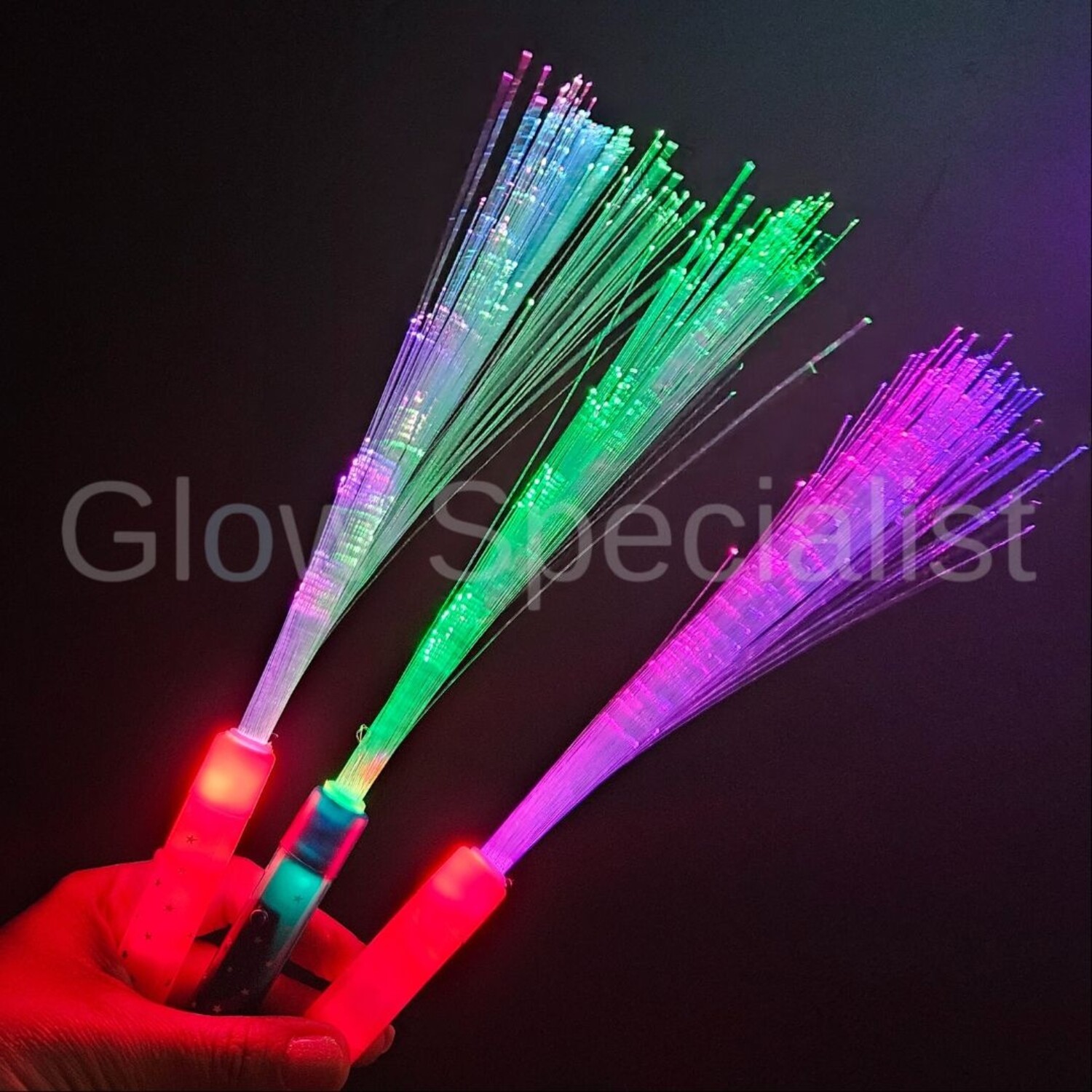 Fiber optic glow wands sale