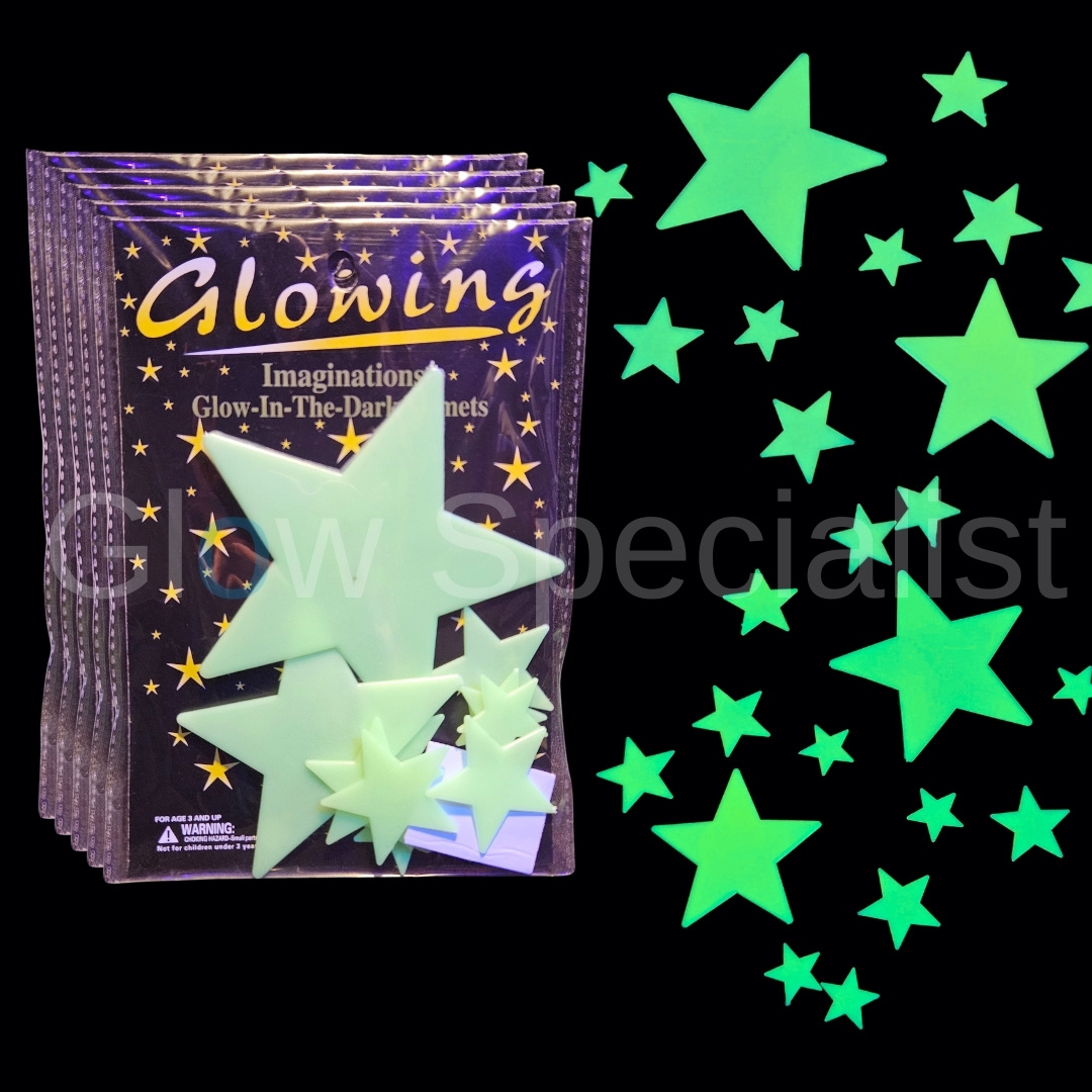 Ansiktsstenar GLOW IN THE DARK 2