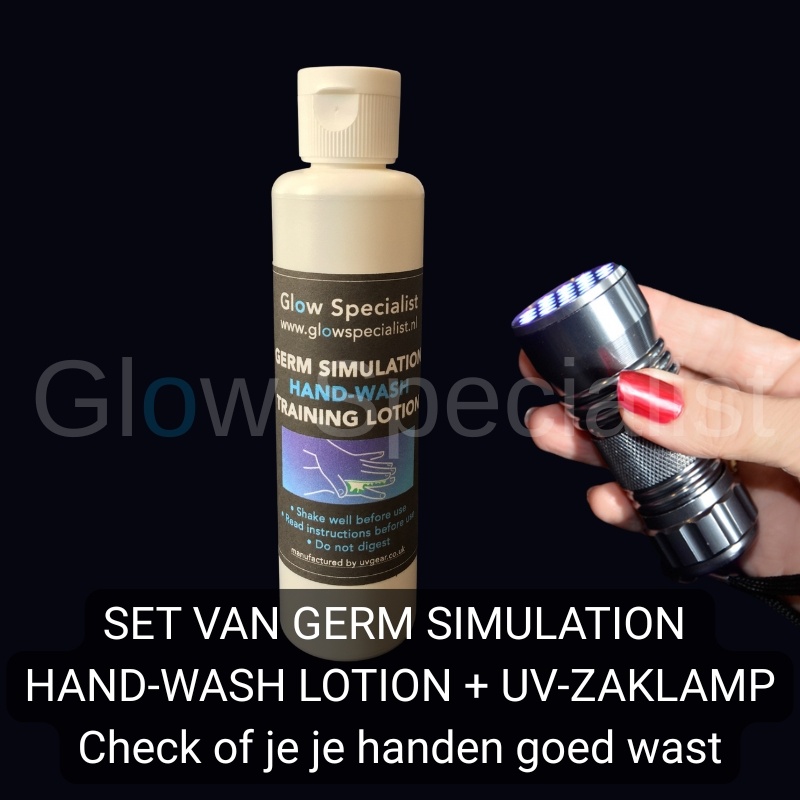 SET MET 21 LED ZAKLAMP - UV Hand-wash lotion