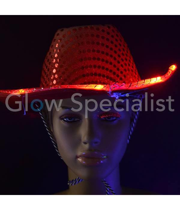 led cowboy hat