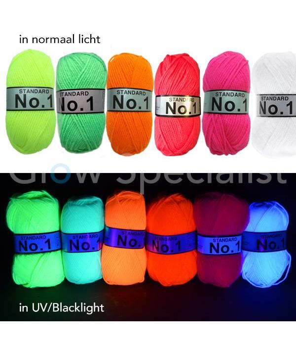 will neon colors glow in blacklight