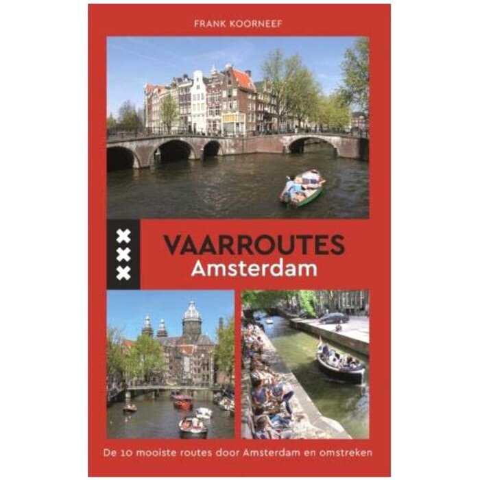 Hollandia boekwerk met de vaarroutes van Amsterdam