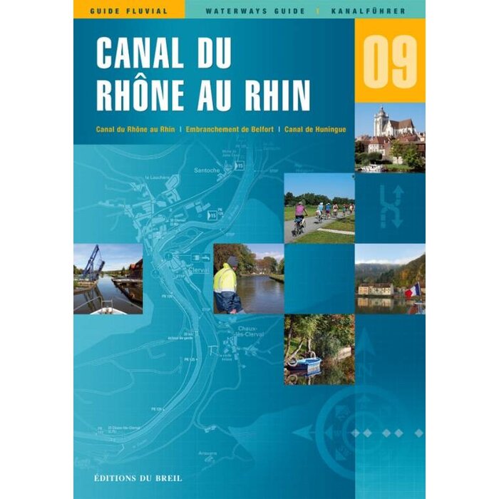 Editions du Breil Vaarkaart Frankrijk - Rhône au Rhin