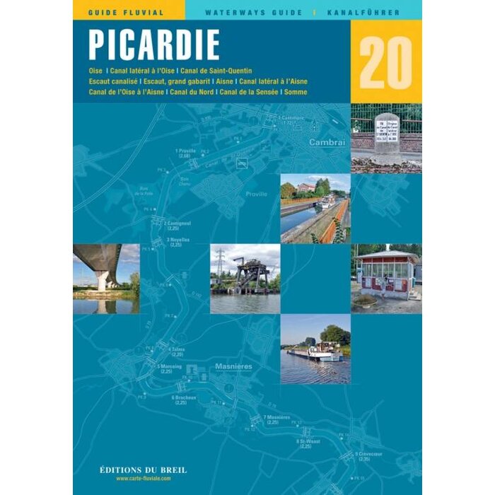 Editions du Breil Vaarkaart Frankrijk - Picardie