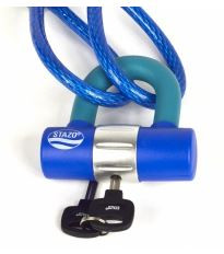 Stazo sloten Stazo Anti-diefstalkabel 500 cm met oog