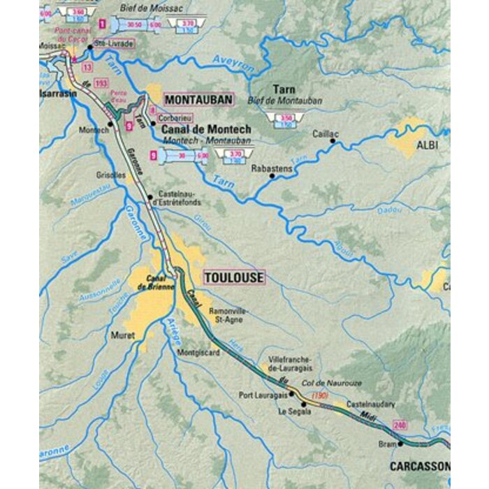 Editions du Breil Vaarkaart Frankrijk Editions Du Breil