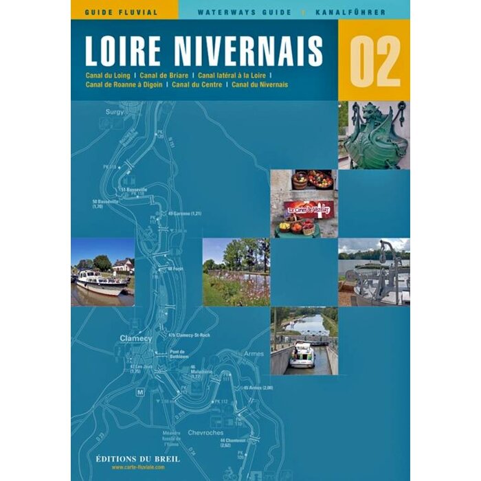 Editions du Breil Vaarkaart Frankrijk Loire-Nivernais-Du Breil