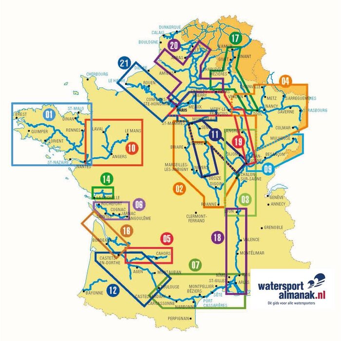 Editions du Breil Vaarkaart Frankrijk Loire-Nivernais-Du Breil