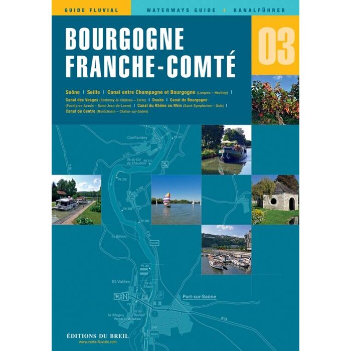 Editions du Breil Vaarkaart Bourgogne Frans-Comté - Editions du Breil no. 3