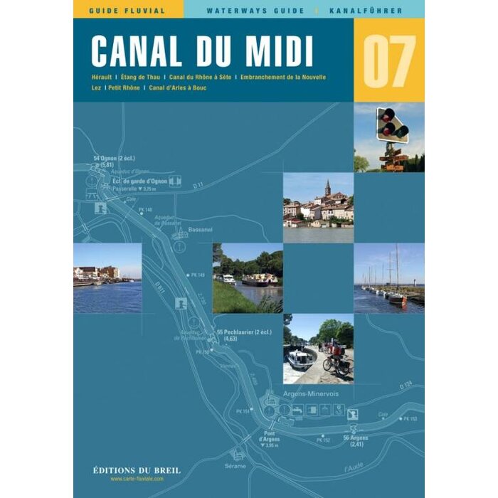 Editions du Breil Vaarkaart Editions du Breil 07 - Canal du Midi
