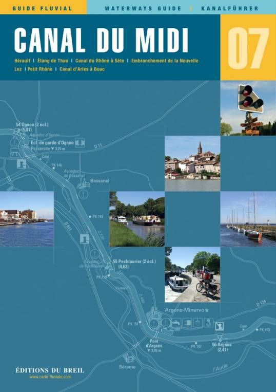 Editions du Breil Vaarkaart Editions du Breil 07 - Canal du Midi