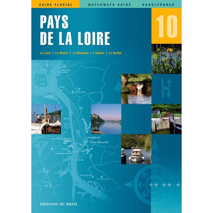Editions du Breil Vaarkaart Pays de la Loire - Editions du Breil no. 10