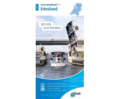 ANWB vaarkaarten ANWB Waterkaart 1 - Friesland