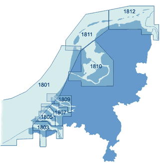 Nederland zeekaarten
