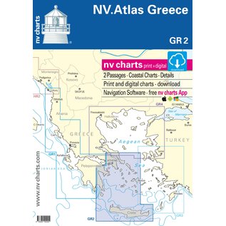 NV Verlag Vaarkaart Griekenland GR2 Cycladen naar Kreta en Athene