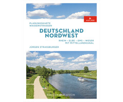 Delius Klasing Planungskarte Wasserstraßen Deutschland Nordwest