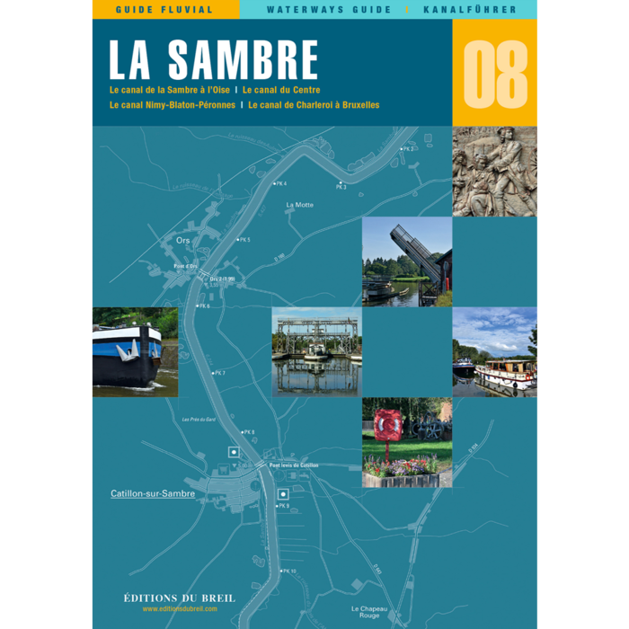 Editions du Breil Vaarkaart La Sambre - Editions du Breil no. 8