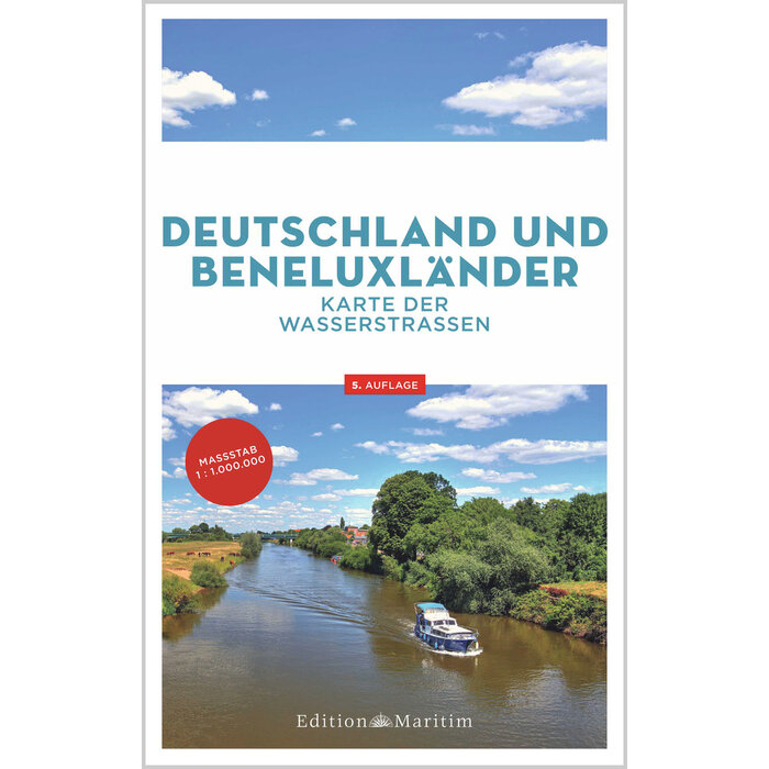 Delius Klasing Deutschland und Beneluxländer vaarkaart