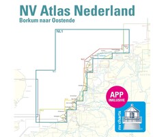NV Charts NV Vaarkaart Nederland NL1 Noordzee: Borkum tot Oostende