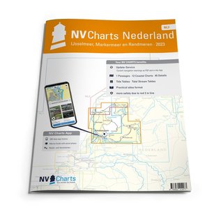 NV Charts NV Atlas NL3 - Vaarkaart IJsselmeer en Randmeren