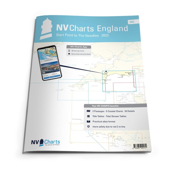 NV Charts NV Atlas UK2 Engeland - Van Start Point tot The Needles