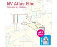 NV Charts NV Vaarkaart Duitsland DE 11 – Vaarkaart Hamburg tot Helgoland