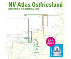 NV Charts NV Vaarkaart Duitsland DE 13 – Eems - Borkum tot Helgoland