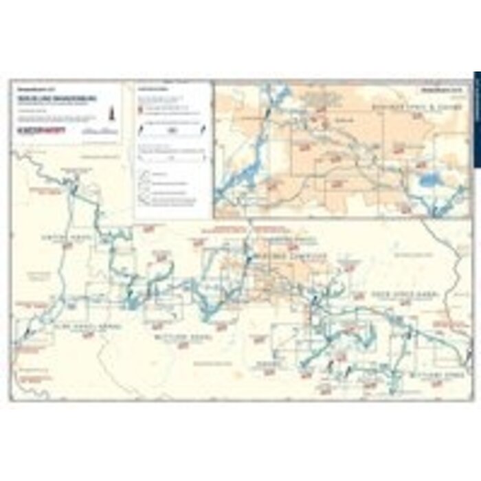 Kartenwerft Kartenwerft Binnenkaart Atlas 3: Berlijn en Brandenburg