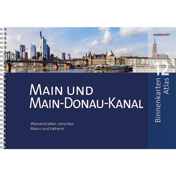 Kartenwerft Kartenwerft Binnenkaart Atlas 12: Main en Main-Donau-Kanal