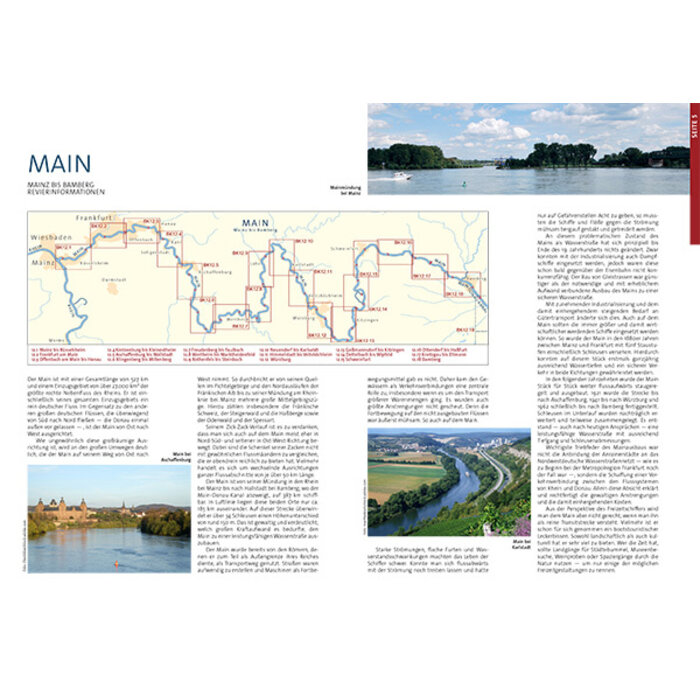 Kartenwerft Kartenwerft Binnenkaart Atlas 12: Main en Main-Donau-Kanal