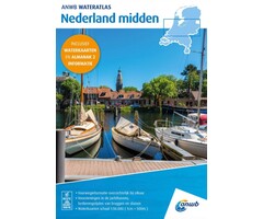 ANWB vaarkaarten ANWB Wateratlas Nederland-Midden