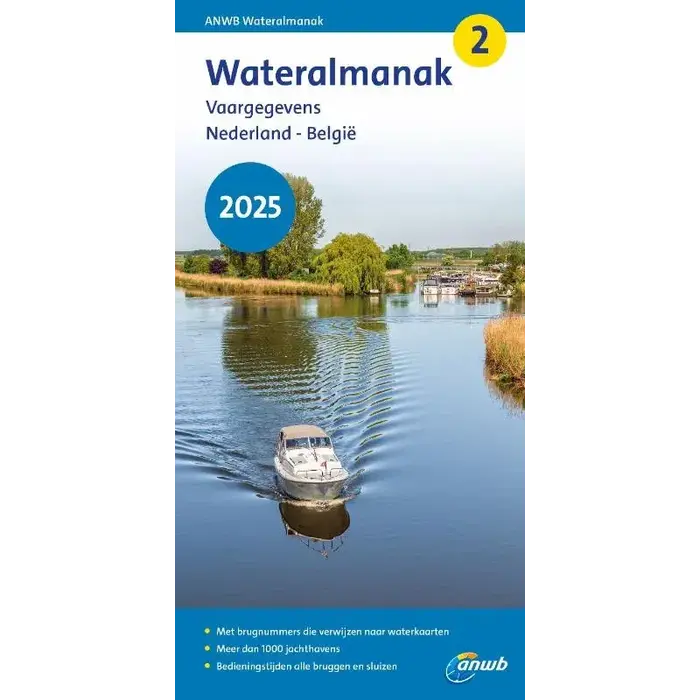 ANWB Watersportboeken ANWB Wateralmanak deel 2 editie 2025