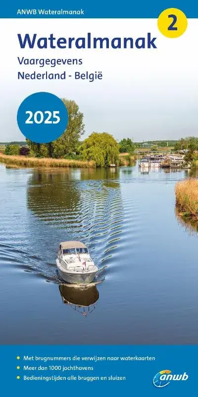 ANWB Watersportboeken ANWB Wateralmanak deel 2 editie 2025