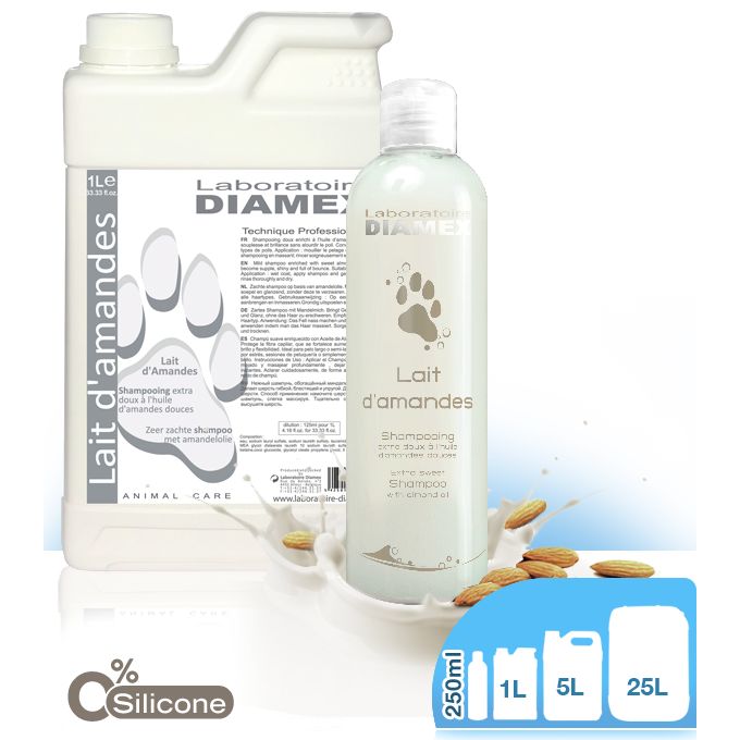 Diamex Shampoo Amandelolie Voor Honden Cleanpets
