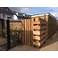 Poort Douglas schaaldelen | frame + RVS cilinderslot