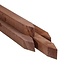 Piketpaal geschaafd | Hardhout | 68x68mm | 95cm | punt