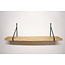 Plankdrager Driehoek Rond + Wandplank Eiken