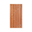 Poort Hardhout privacy | frame + RVS cilinderslot